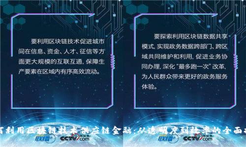 如何利用区块链技术供应链金融：从透明度到效率的全面提升